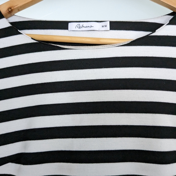 Reitmans black and white striped dress - Picture 2 of 4